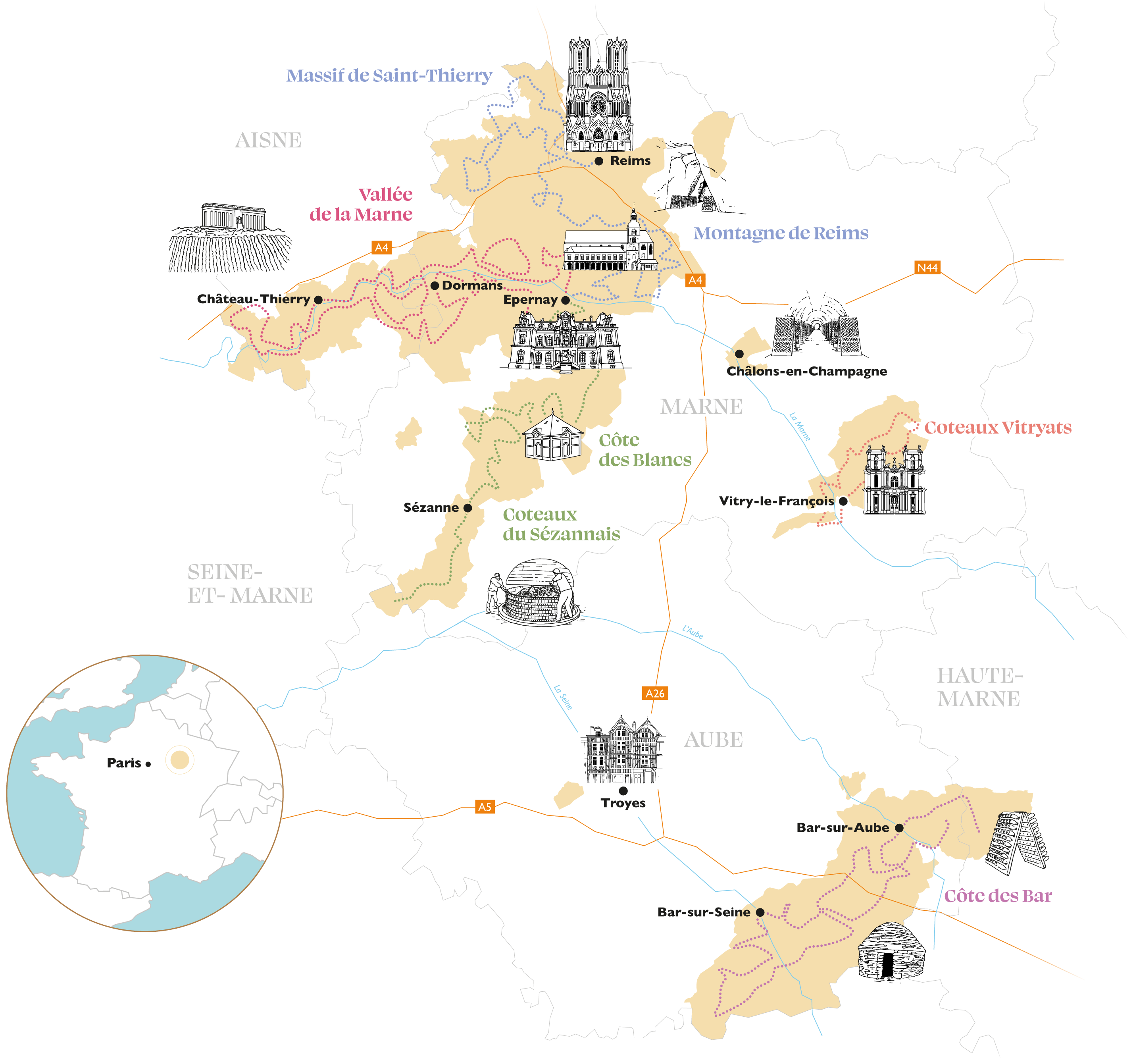 Carte globale RTC